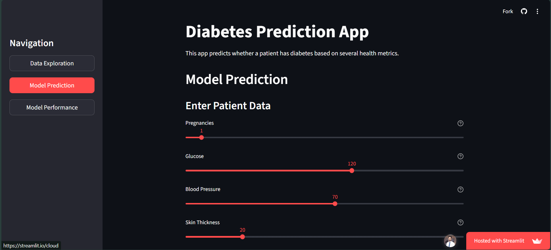 Diabetes Prediction ML Web Application